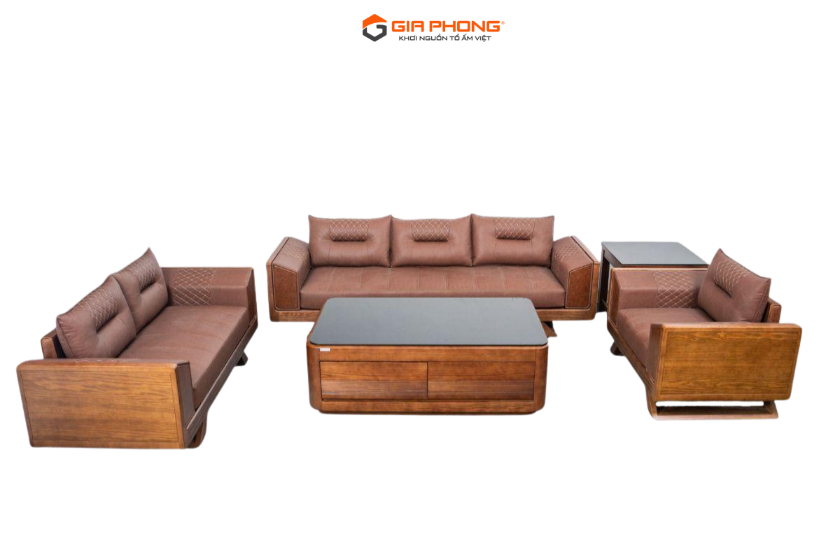 Bàn khách sồi Đức 258 văng BKS258-V