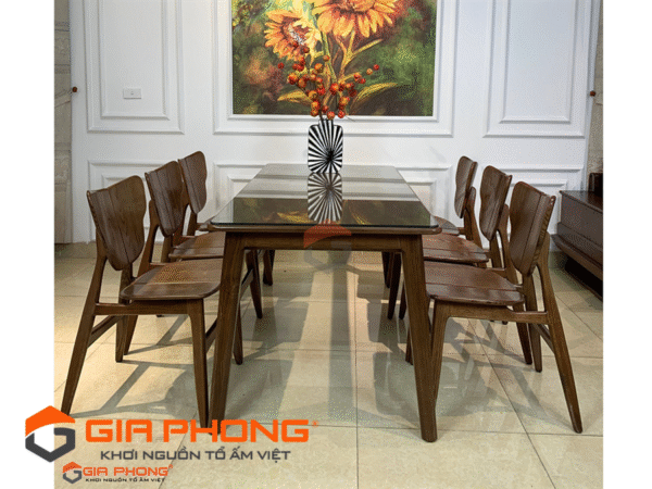 Bàn Ăn Gỗ Sồi BAS76-1M6