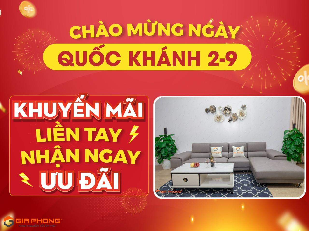 CHÀO MỪNG QUỐC KHÁNH 2/9 - KHUYẾN MÃI LIỀN TAY - NHẬN NGAY ƯU ĐÃI.