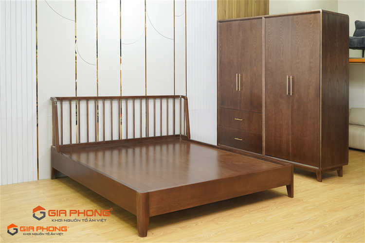 Giường Gỗ Sồi G2007-D1M8