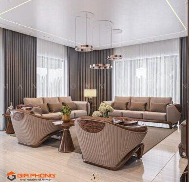 Sofa gỗ óc chó Amelie