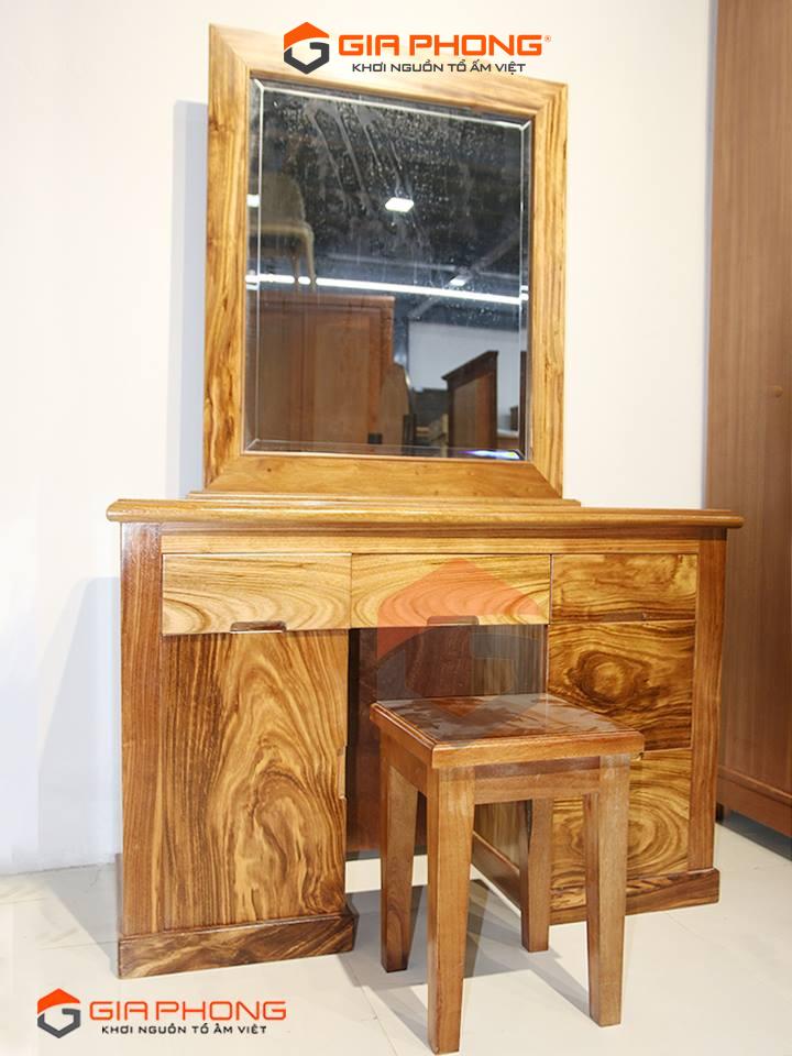Bàn Phấn Gỗ Hương Xám