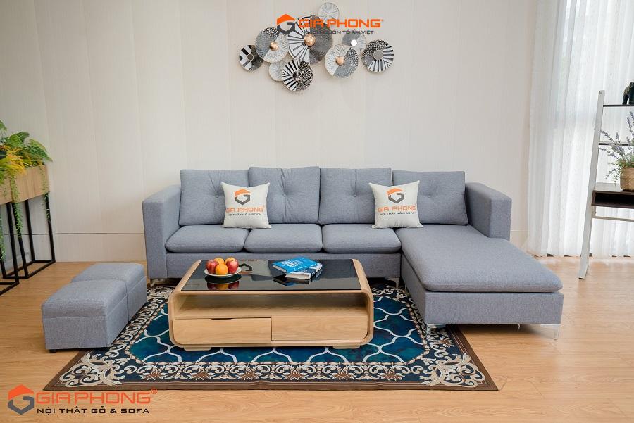 Sofa Nỉ Tay Vuông SF012
