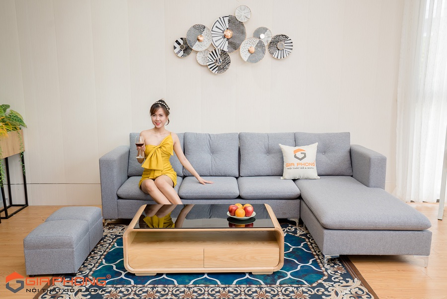 Sofa Nỉ Tay Vuông SF012 Sofa Nỉ Tay Vuông SF012
