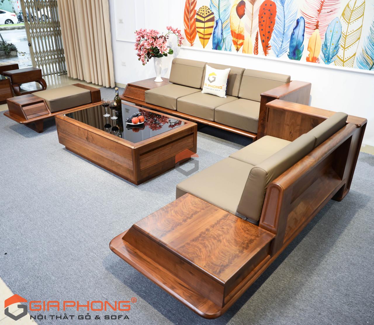 Sofa Gỗ Óc Chó Isola