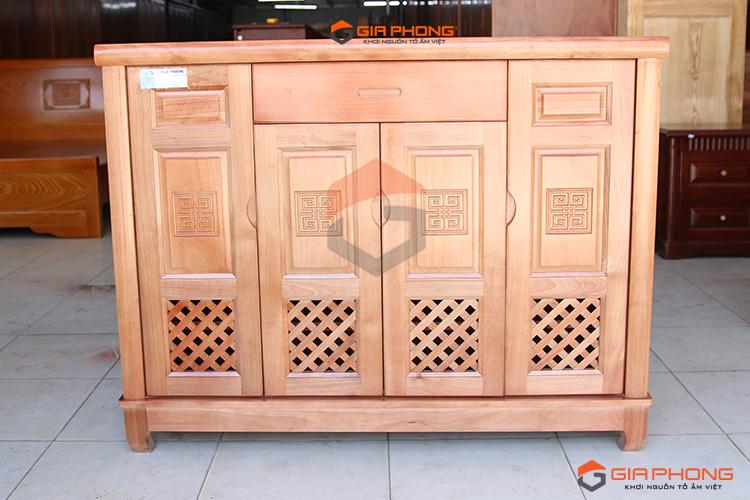 Tủ Giày Gỗ Xoan Đào Mã TG2002-CH4#