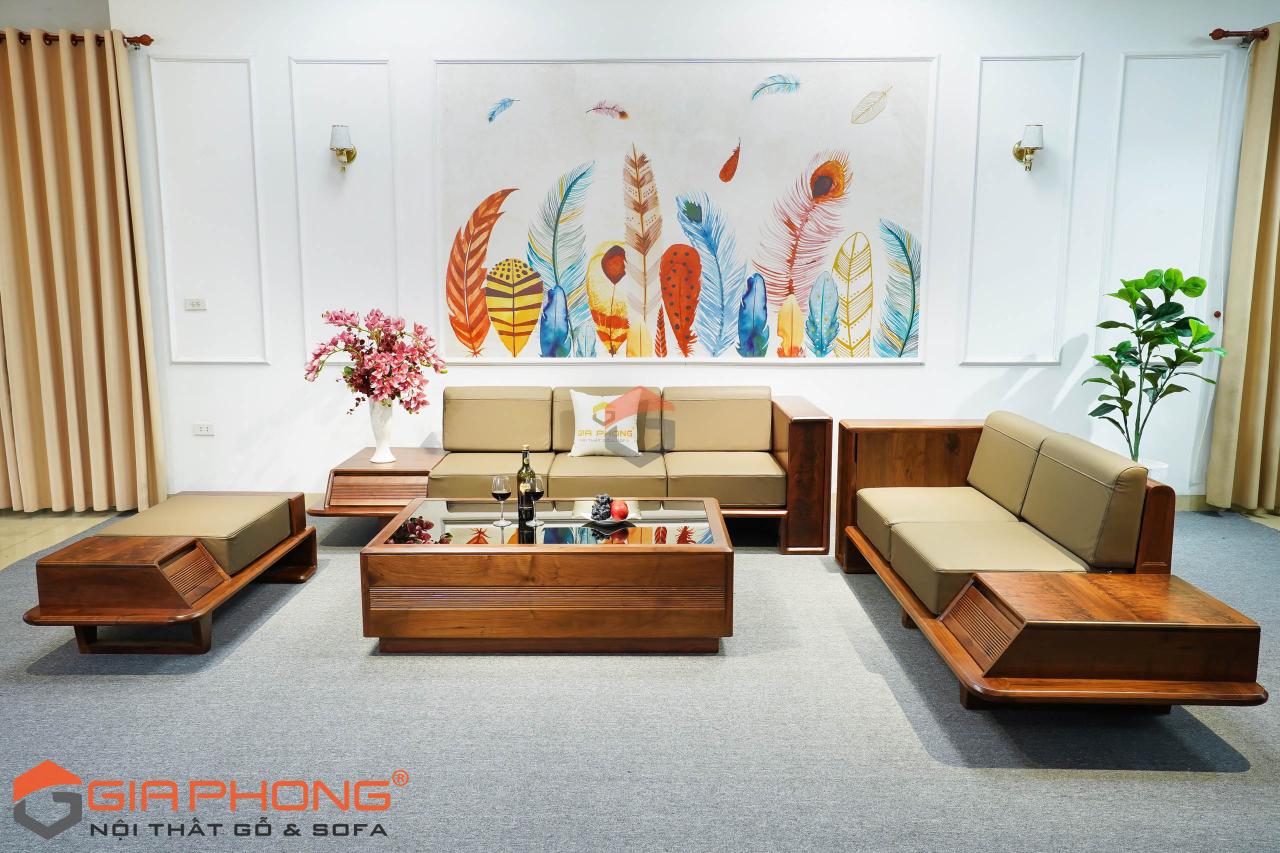 Sofa Gỗ Óc Chó Isola