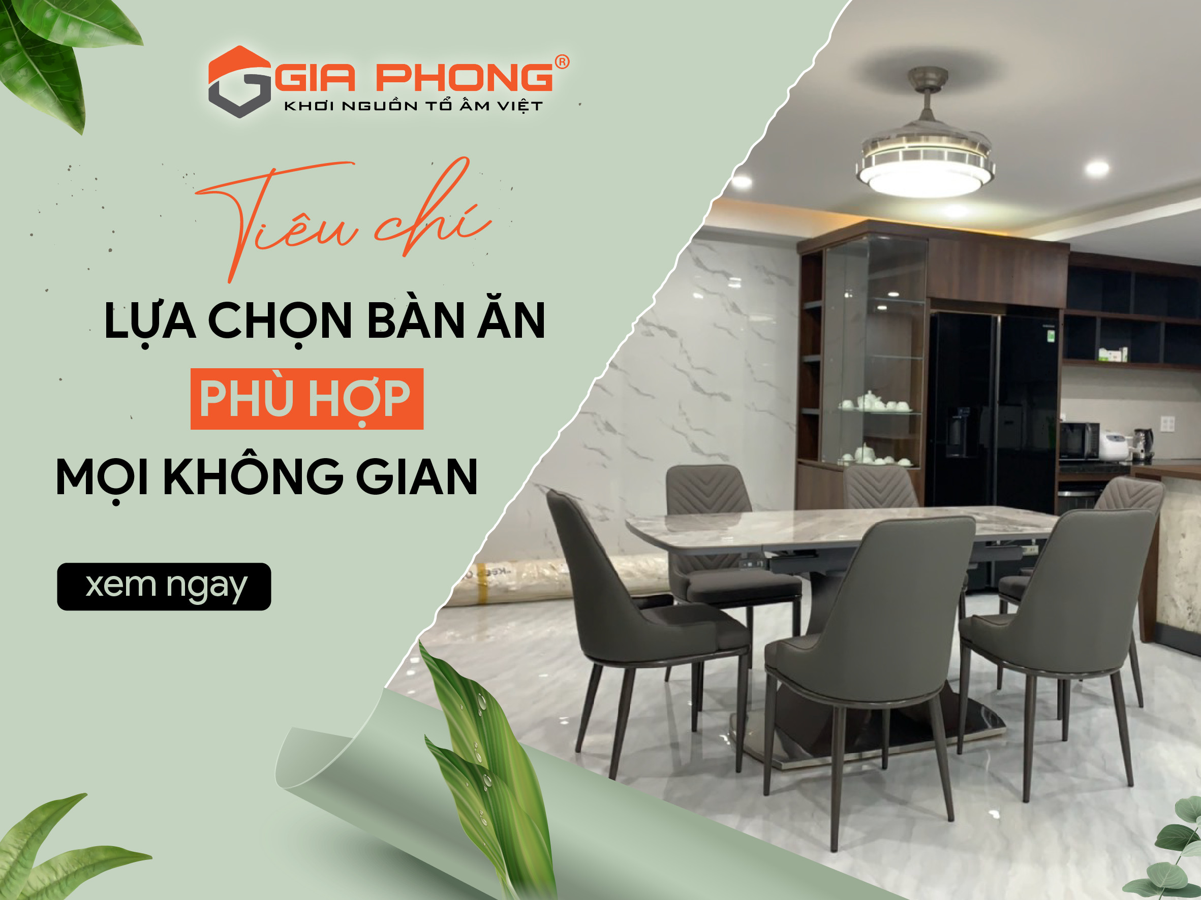 3 TIÊU CHÍ ĐỂ LỰA CHỌN BÀN ĂN PHÙ HỢP