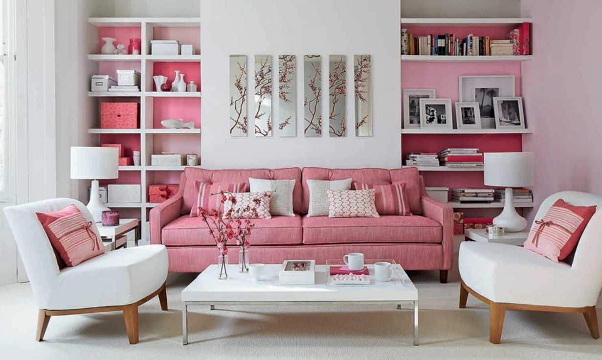 sofa hồng